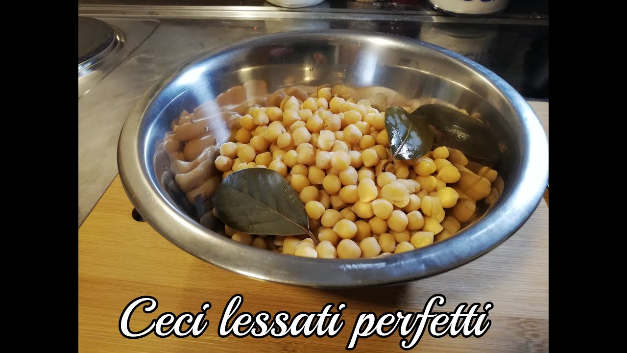 Come lessare i CECI perfettamente --- non comprerete più quelli industriali ... garantito.