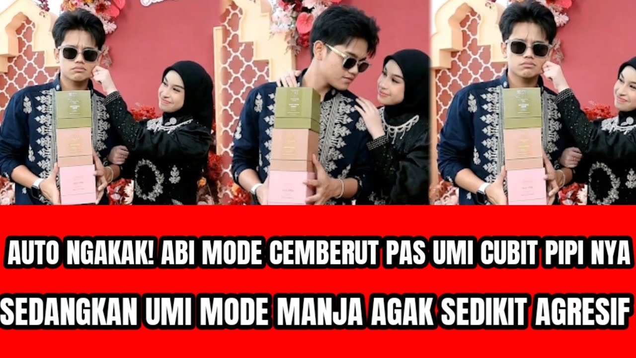 AUTO NGAKAK! ABI CEMBERUT UMI CUBIT PIPI NYA,UMI MODE MANJA SEDIKIT AGRESIF SAMA ABI