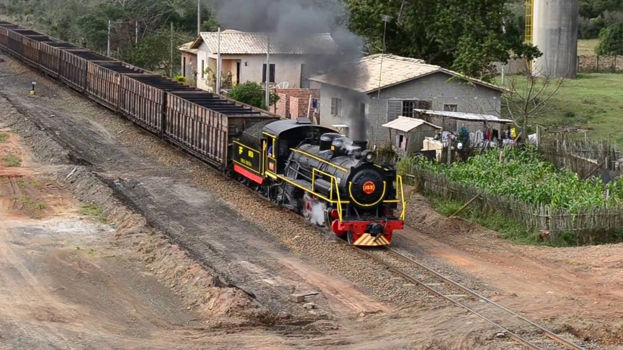 Alco 2-8-2 Mikado 153 EFDTC RFFSA Teresa Cristina Jaguaruna SC