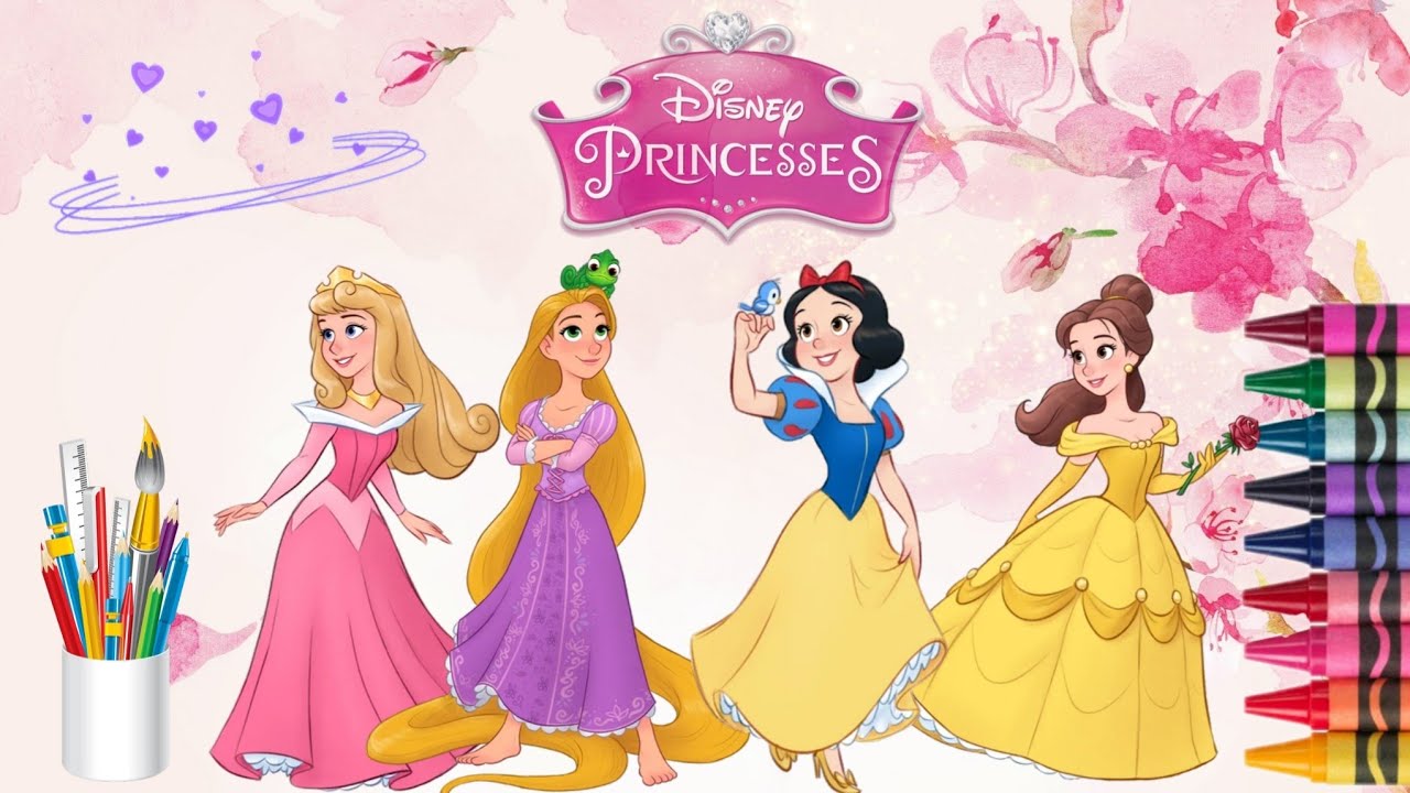 Disney Princesses Fun Coloring 💝