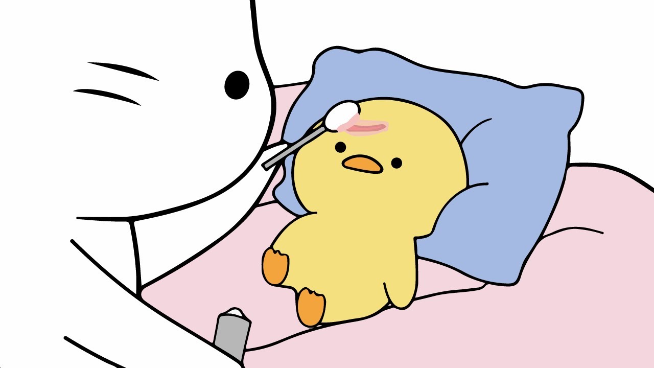 ASMR animation | treating an injured duck