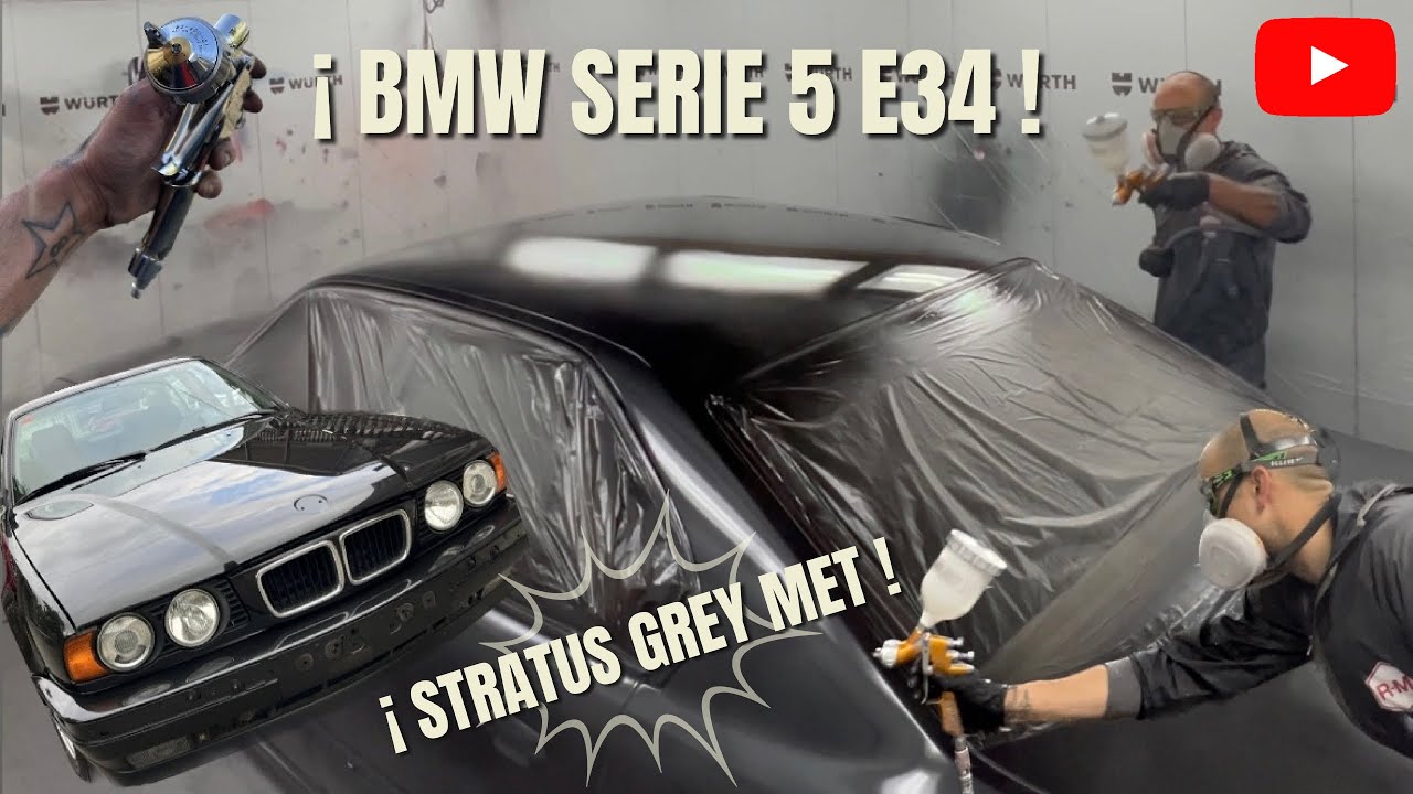 ! BMW SERIE 5 E34 ! PINTAMOS COMPLETO ! APRENDE CONMIGO !