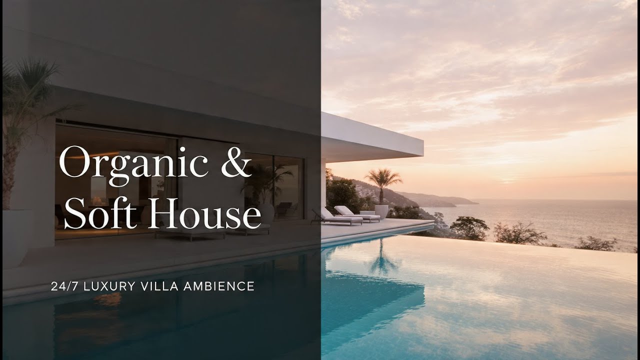 Organic House 2026 🏛️ Luxury Villa Ambience • Soft & Deep Mix for Work, Study, Focus