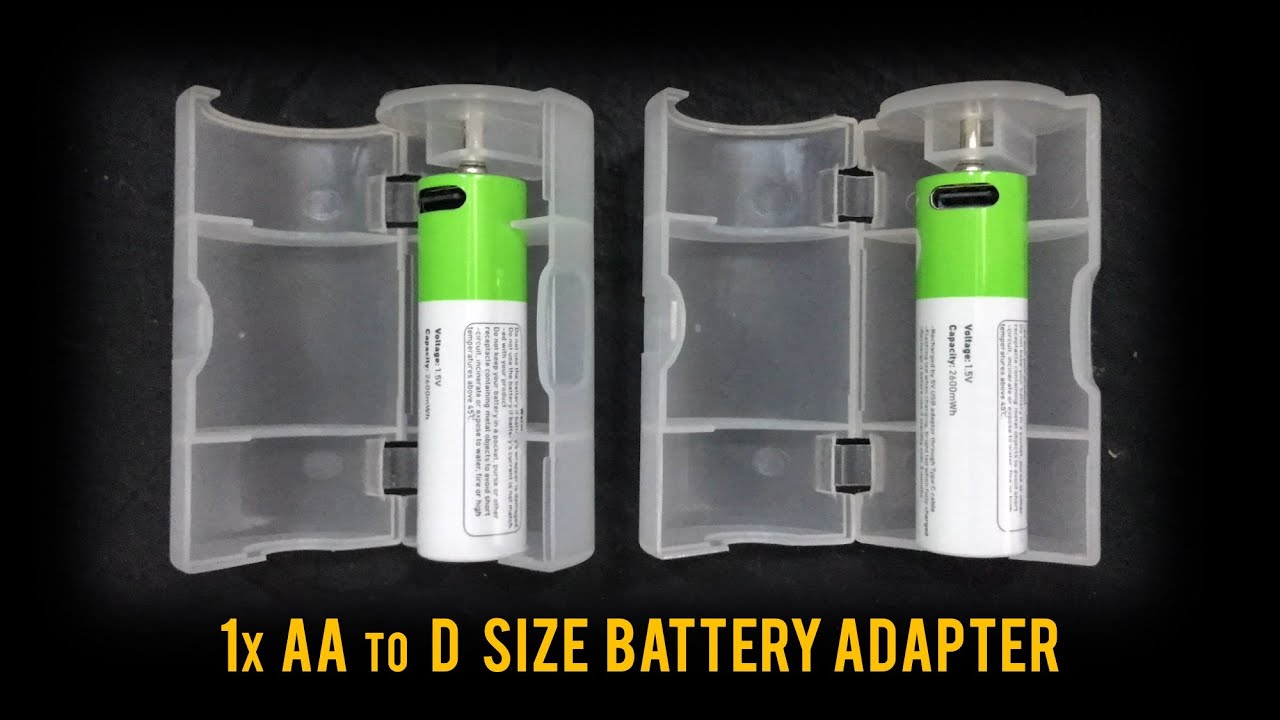 Unwrapped: S04E71 | 1x AA to D Size Battery Adapter | When You Don't Have D Batteries, Use Adapters