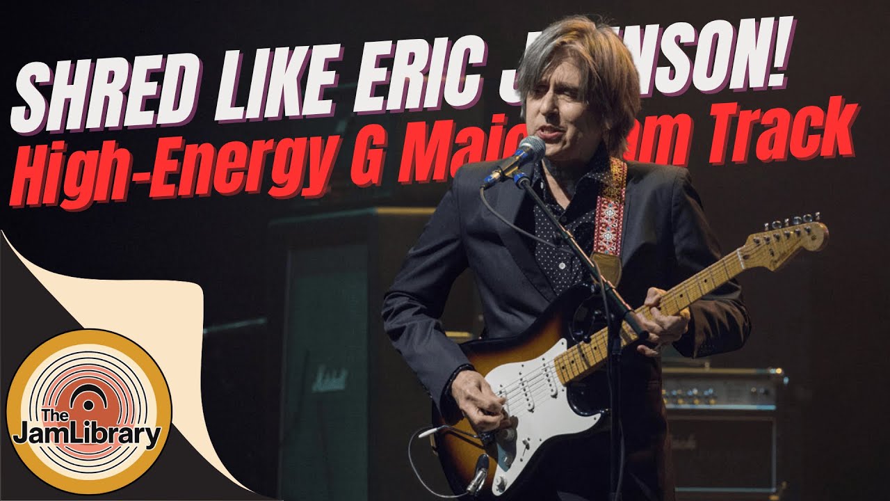 Eric Johnson Style Backing Track - G Major Instrumental (180 BPM)