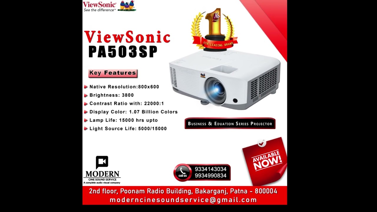 VIEWSONIC BUSINESS & EDUCATION SERIES PROJECTORS l VISUAL AD