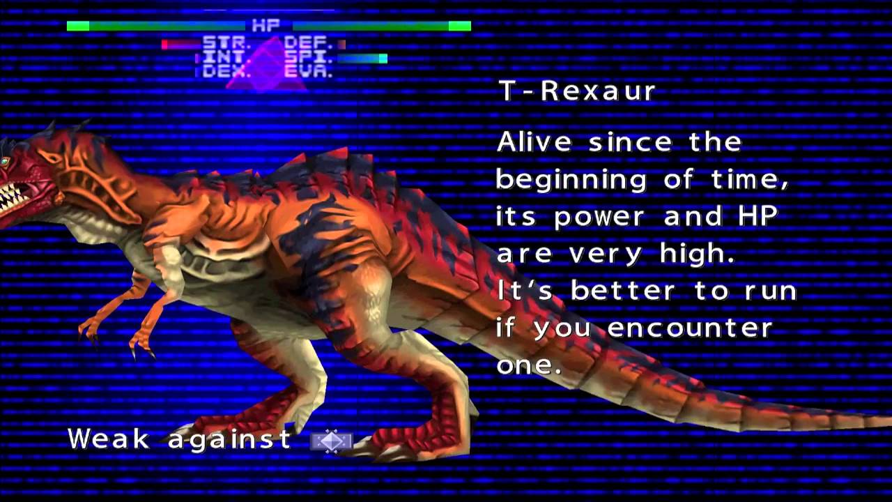 T Rexaur Scan - Final Fantasy VIII