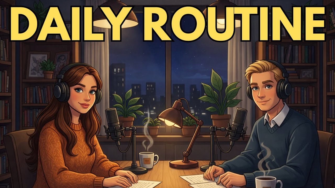 How to Talk About Your Daily Routine in English | Easy Real-Life Conversation 