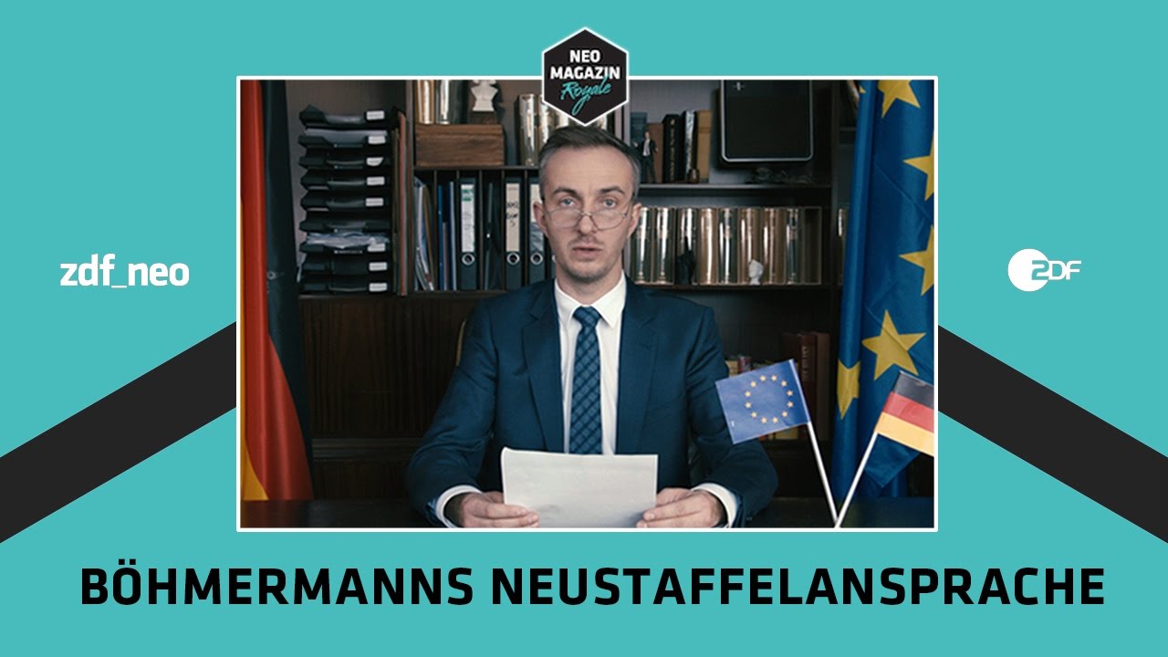 B&ouml;hmermanns Neustaffelansprache | NEO MAGAZIN ROYALE mit Jan B&ouml;hmermann - ZDFneo