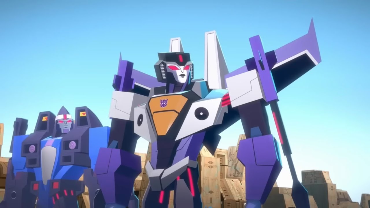 Transformers Cyberverse all Skywarp scenes