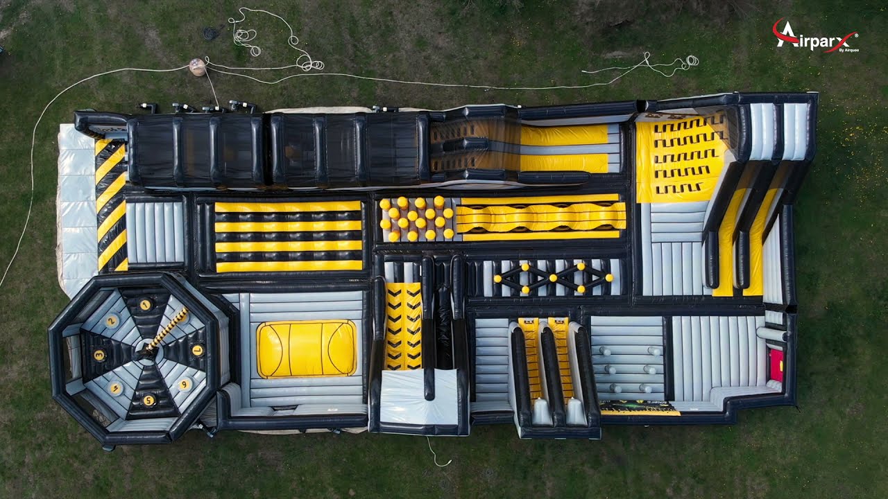 Airparx's Jumpsquare Nieuwegein 500m2 Inflatable Park. This is the 2nd park after Rijswijk.