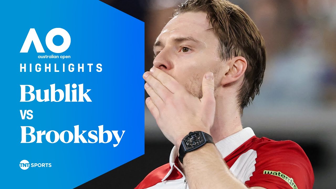 Alexander Bublik vs Jenson Brooksby | Round One | Australian Open 2026 Highlights 🇦🇺