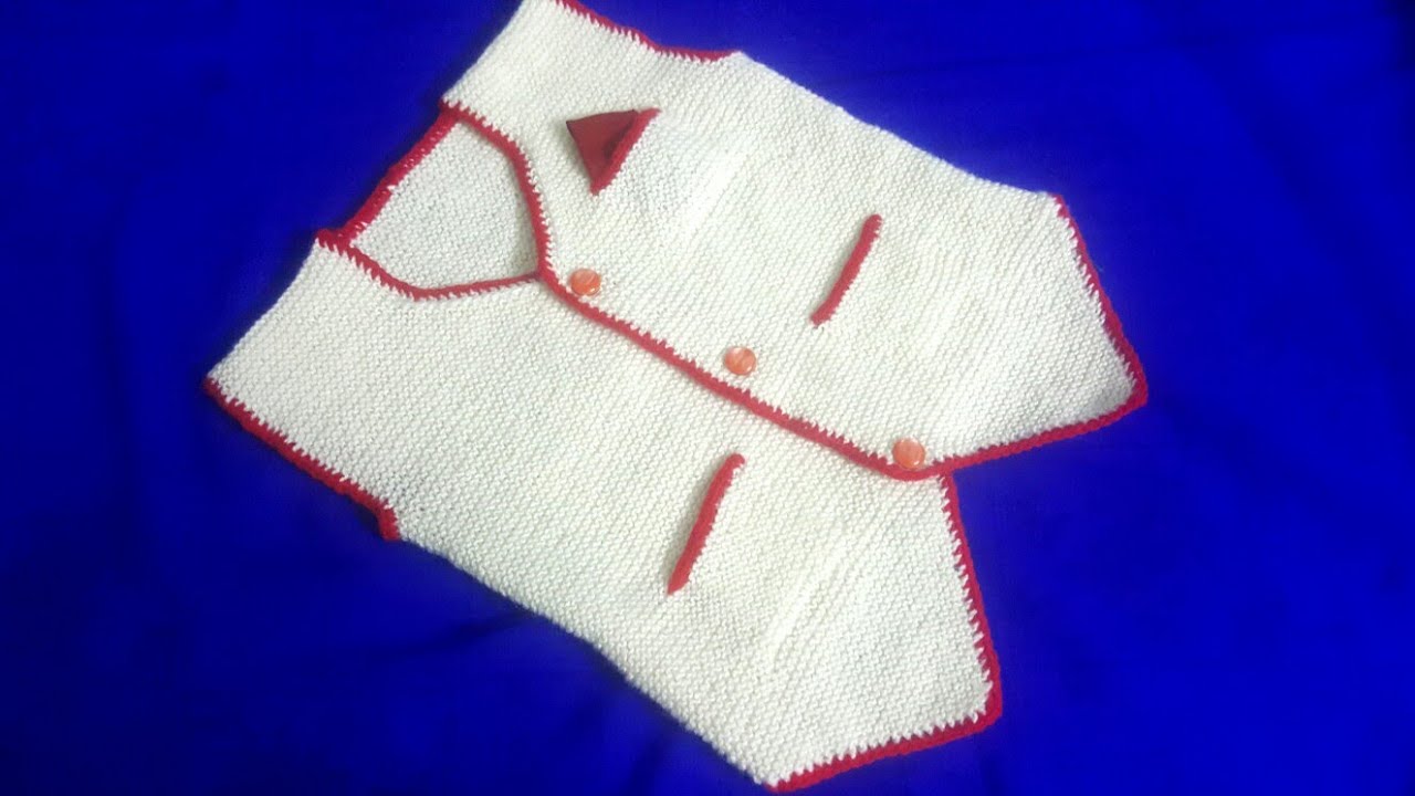 Knitting a woolen vest for 2 to 3 year old baby|Knitting baby woolen waistcoat|Woolen Tutorial # 18