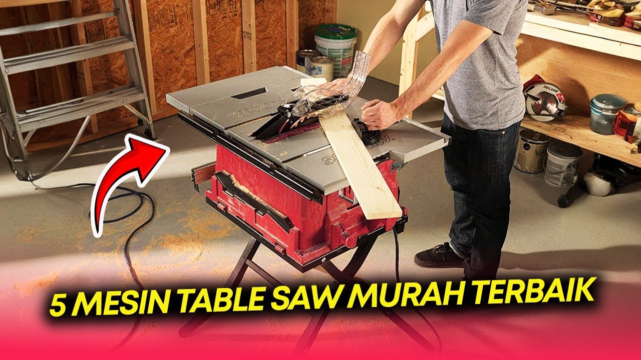 TUKANG KAYU WAJIB PUNYA: 5 Rekomendasi TABLE SAW Mesin Gergaji Meja Potong Kayu Terbaik