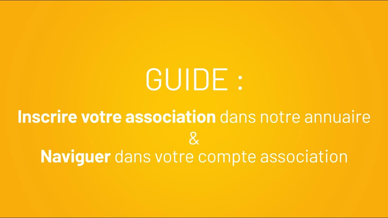 Tuto compte association - La Cagnotte des Proches