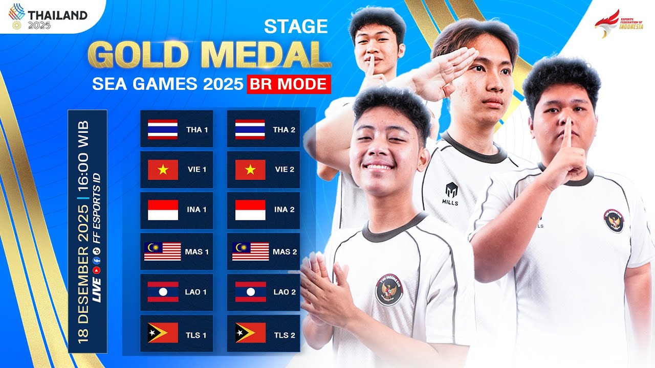 [ID] GOLD MEDAL STAGE - SEA GAMES 2025 FREE FIRE
