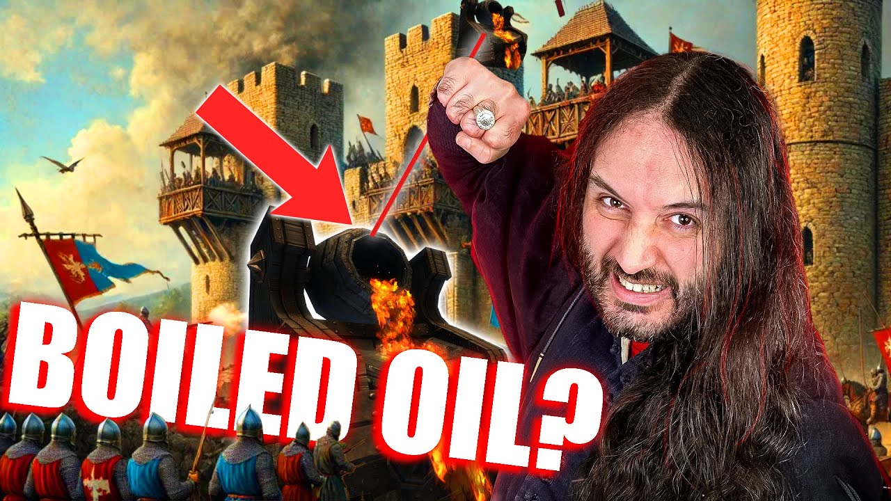 Medieval MYTHS You Still Believe: Boiled OIL in Sieges?