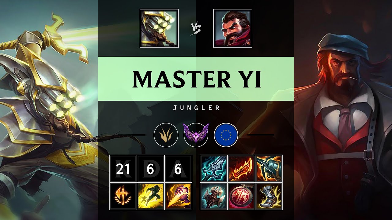 Master Yi Jungle vs Graves: Triple Kill, Legendary - EUW Master Patch 14.17