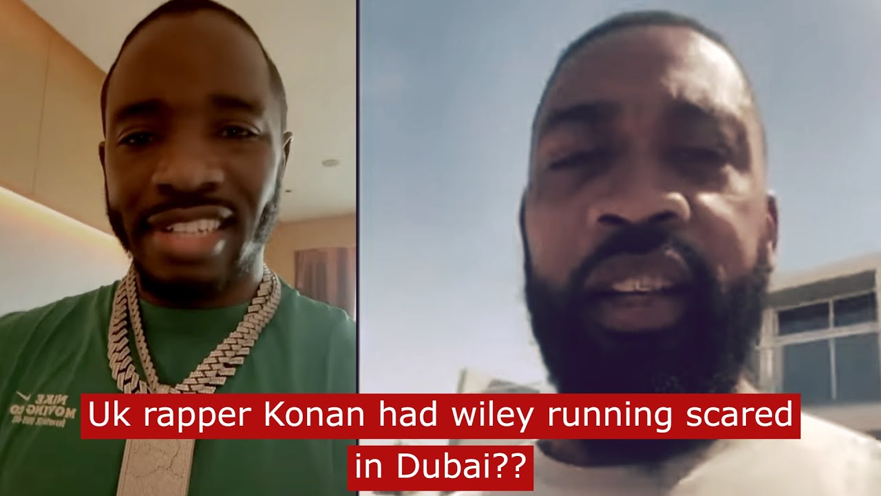 uk rapper Konan had Wiley running scared in Dubai?? #konan #wiley