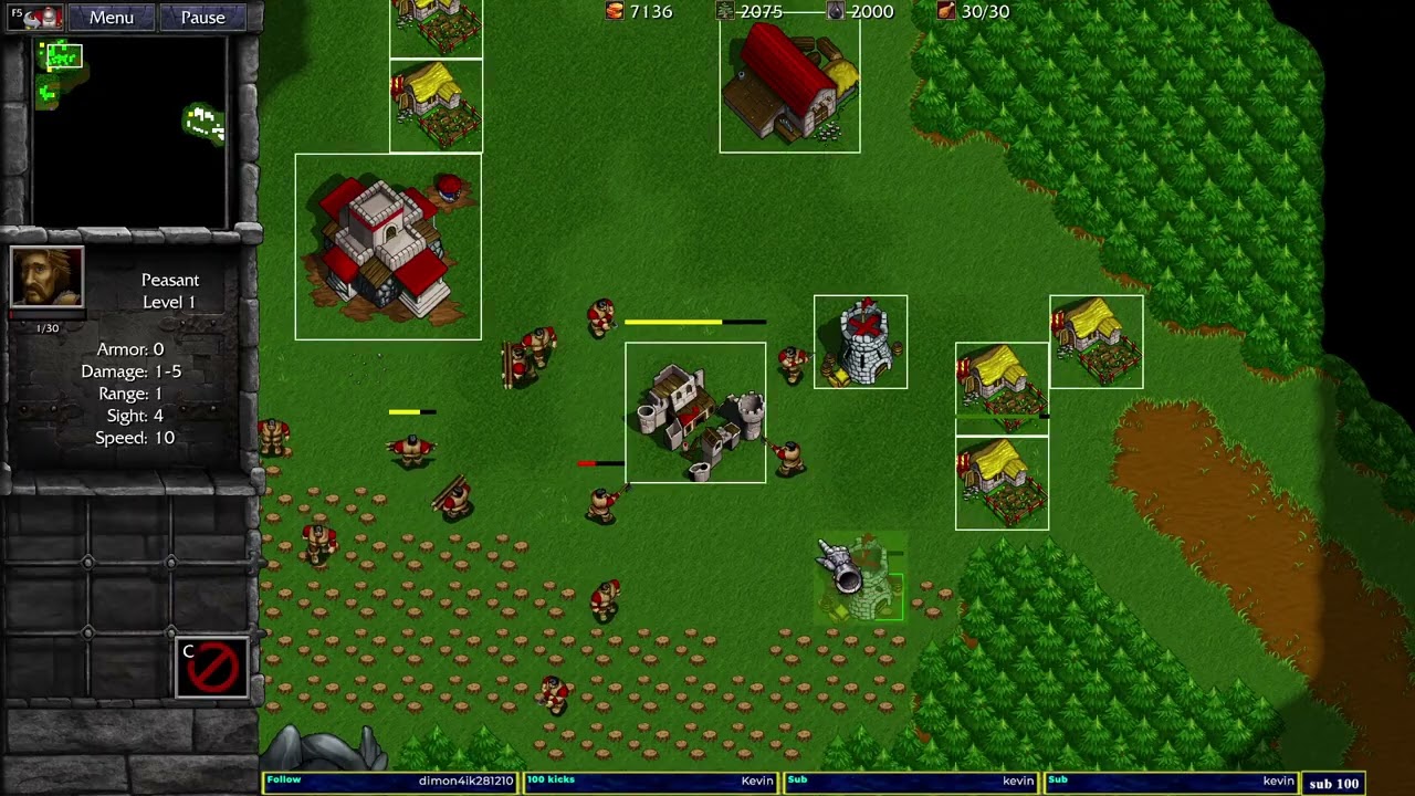 Warcraft 2 Remastered Forest Trail FFA