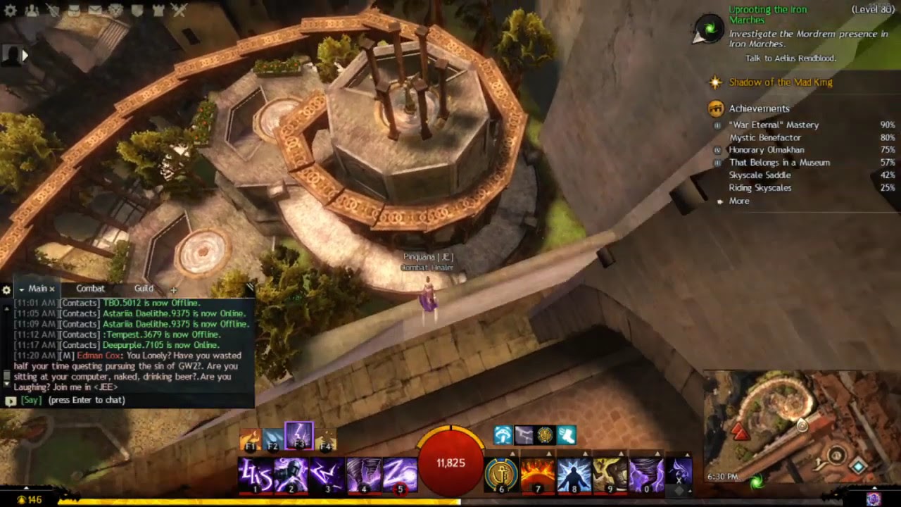 Divinity's Reach Salma District Vista 2 GW2 1st Way