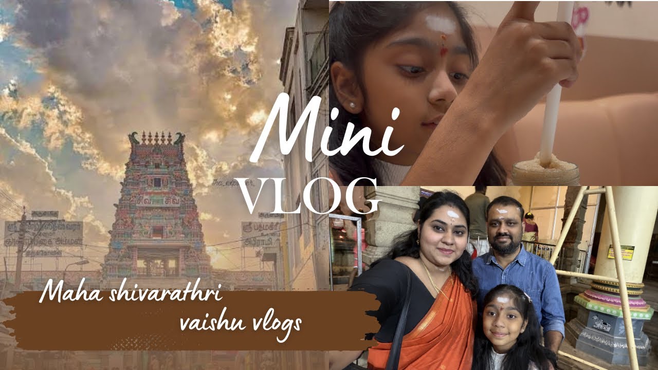Maha Shivaratri Mini Vlog 🙏 #vaishuvlogs #mahashivratri #dailyvlog #minivlog #videofeed 