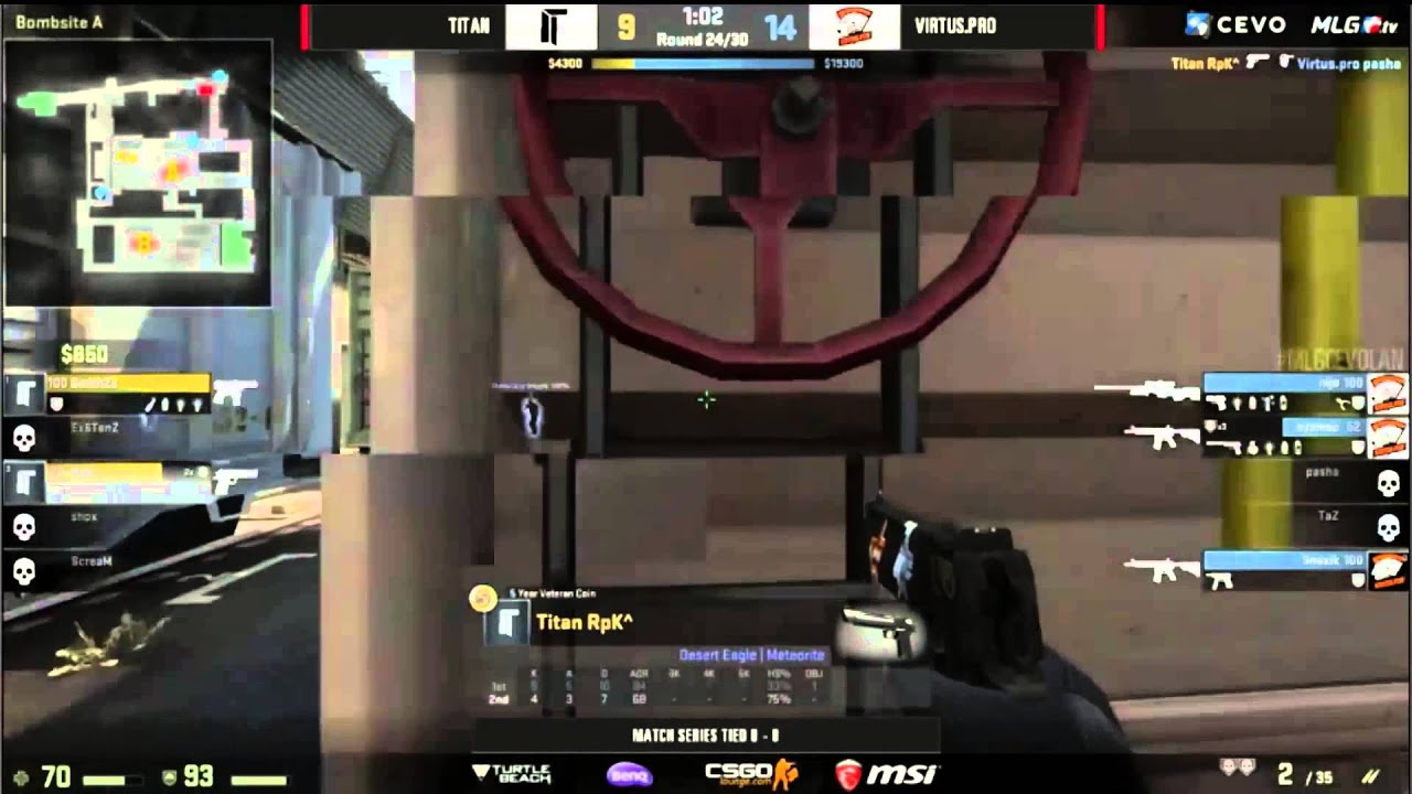 CS:GO - SmithZz Excellent 1 vs 3 Clutch vs Virtus.Pro @ CEVO Pro League Finals