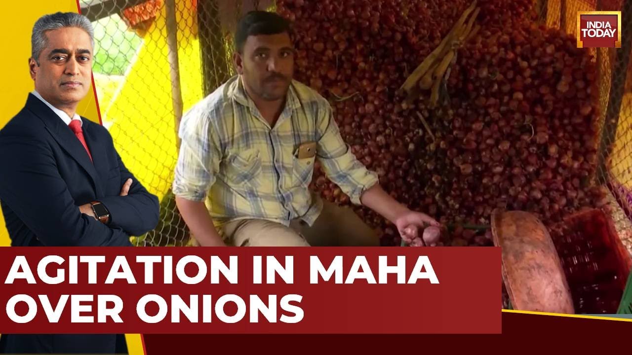 Maharashtra Farmers Protest Against Centre's 40% Duty On Onion Export