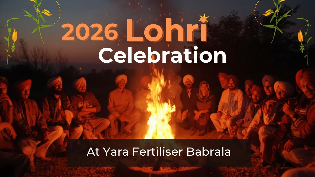 2026 Lohri celebration at yara fertiliser babrala 