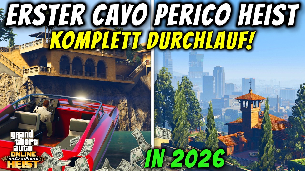 Der ERSTE Cayo Perico Heist SOLO KOMPLETT-ANLEITUNG in GTA Online 2026 (Geld verdienen Guide)