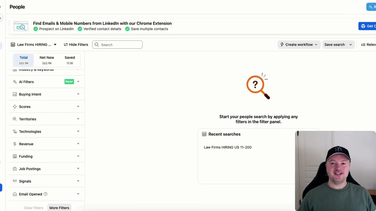Apollo.io Tutorial For Recruiting  // Find Jobs & Hiring Managers Using Apollo.io & Clay.com