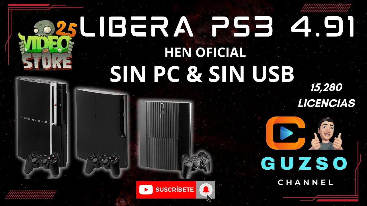 Liberar PS3 4.91 HEN Oficial - sin PC y sin USB