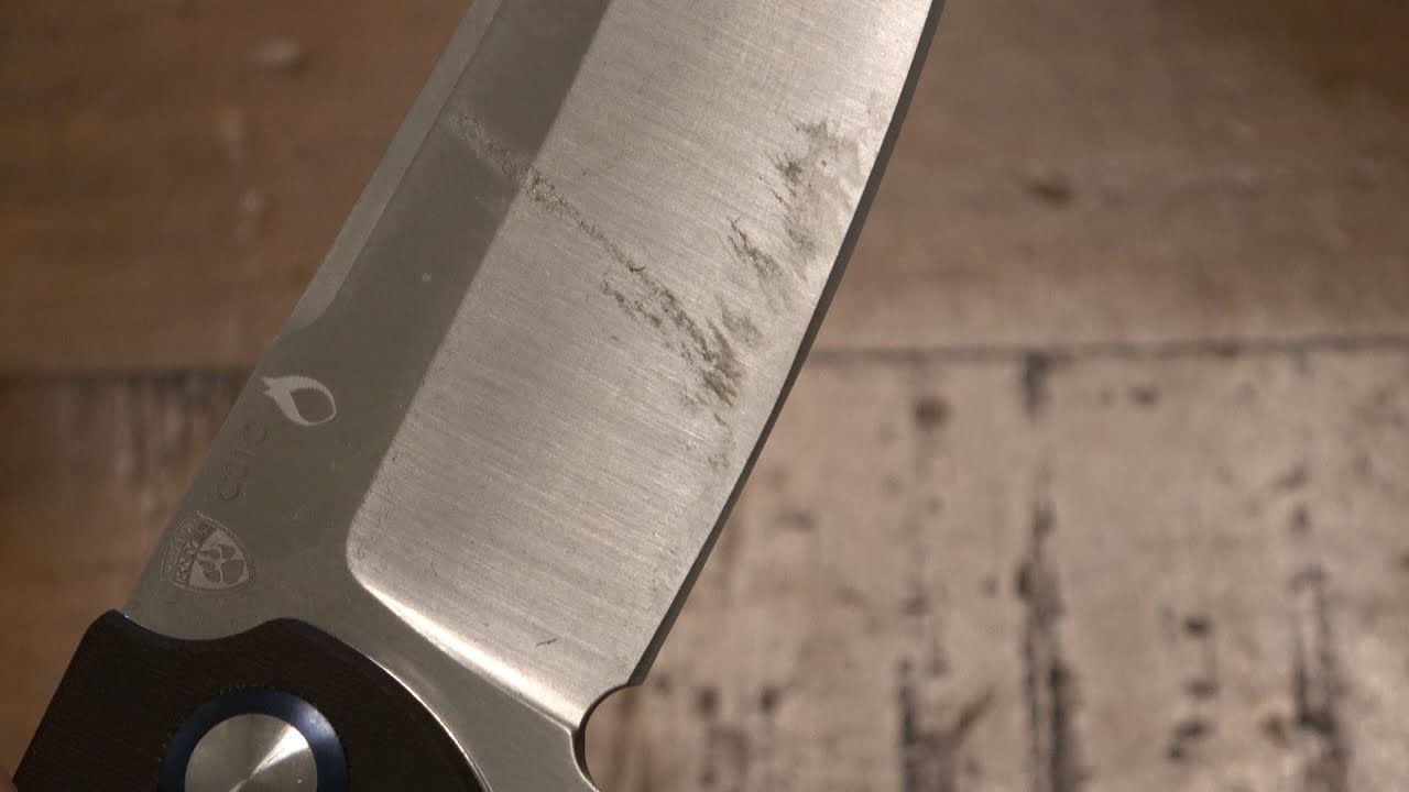 Old School Trick To Remove Tape/Glue Residue & Other Junk Off Your Knife Blades...
