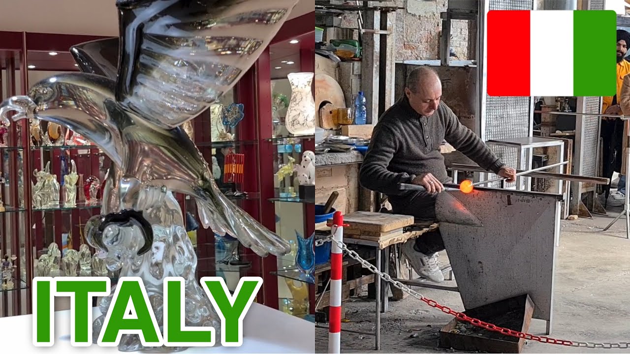 Murano Island: Glass Making & Store Browsing! Venice, Italy 🇮🇹