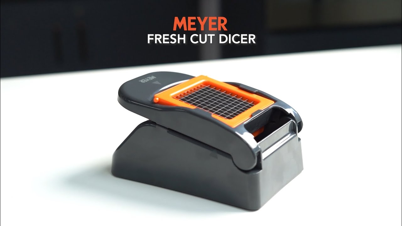 Meyer 2 In 1 Fresh Cut Vegetable Dicer With Container | Multi-Purpose Chopper/Cutter