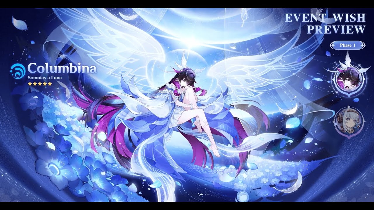 Genshin Impact PC | Columbina 5★ Character Upgrade 🔥 | Level, Weapon & Build Guide