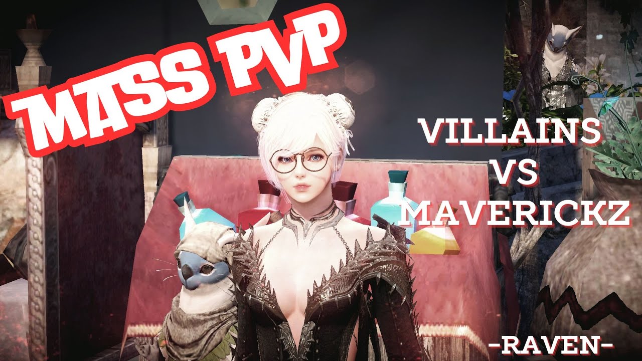 FROM HATER TO LOVER | VILLAINS VS MARVERICKZ | RAVEN CLASS - SMOKPRO POV #blackdesertmobileoasis