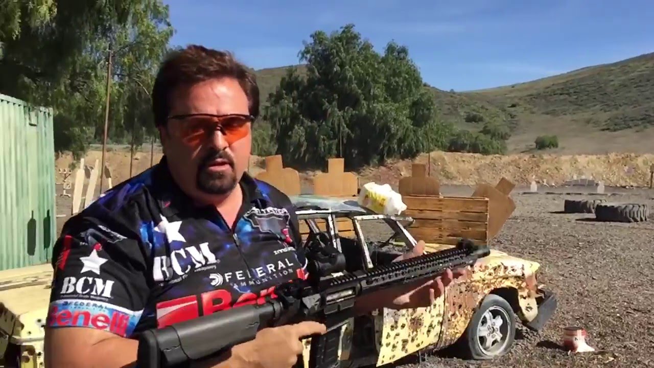 Taran testing out the new Trijicon MRO