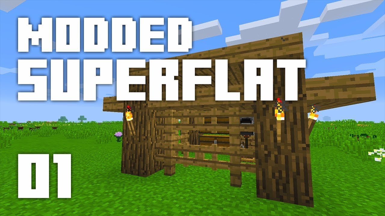 ►Modded Superflat - DEV-N-PLAY! | Ep. 1 | Modded Minecraft Survival◄ | iJevin
