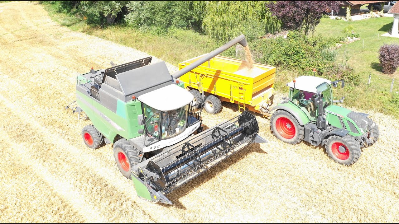 Moisson blé 2020 avec FENDT 5255 L