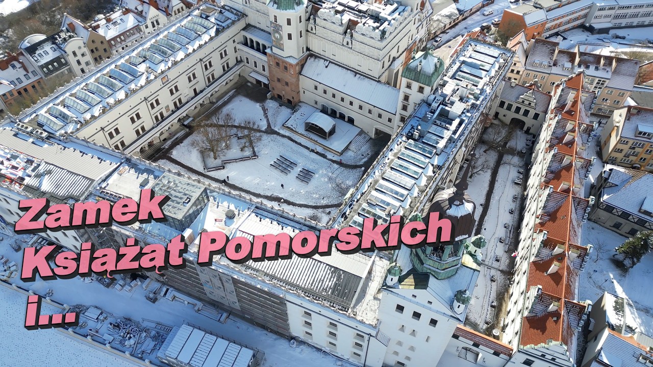 2026. 4K Dron.  Szczecin. Zamek Książąt Pomorskich i...