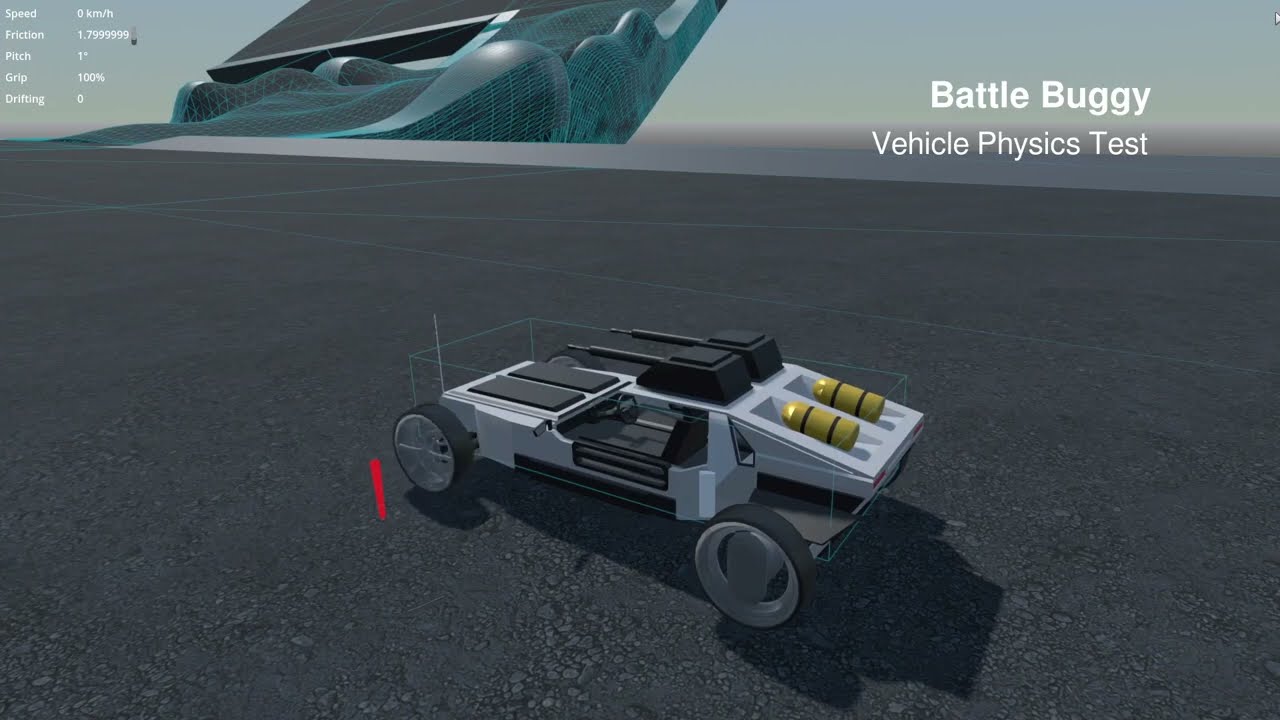 Vehicle Controller and Physics Test // Godot Engine
