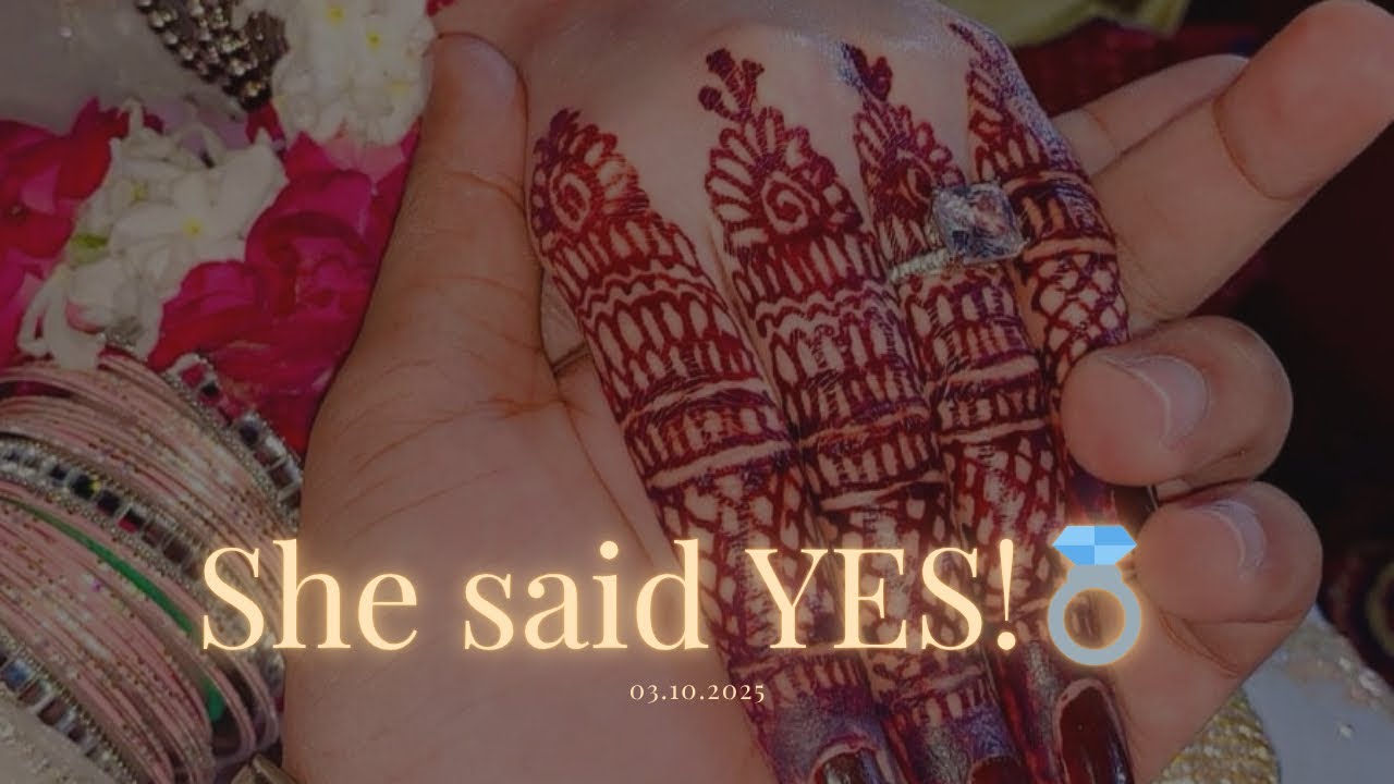 Engagement Day | Beautiful Mehndi & Ring Ceremony 💍✨