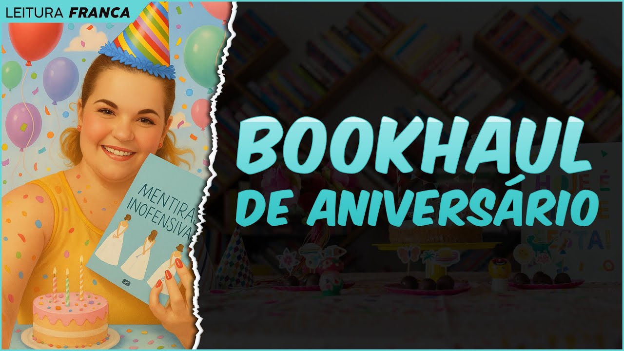 📚✨ Meu Bookhaul de Aniversário | Livros Novos na Estante!