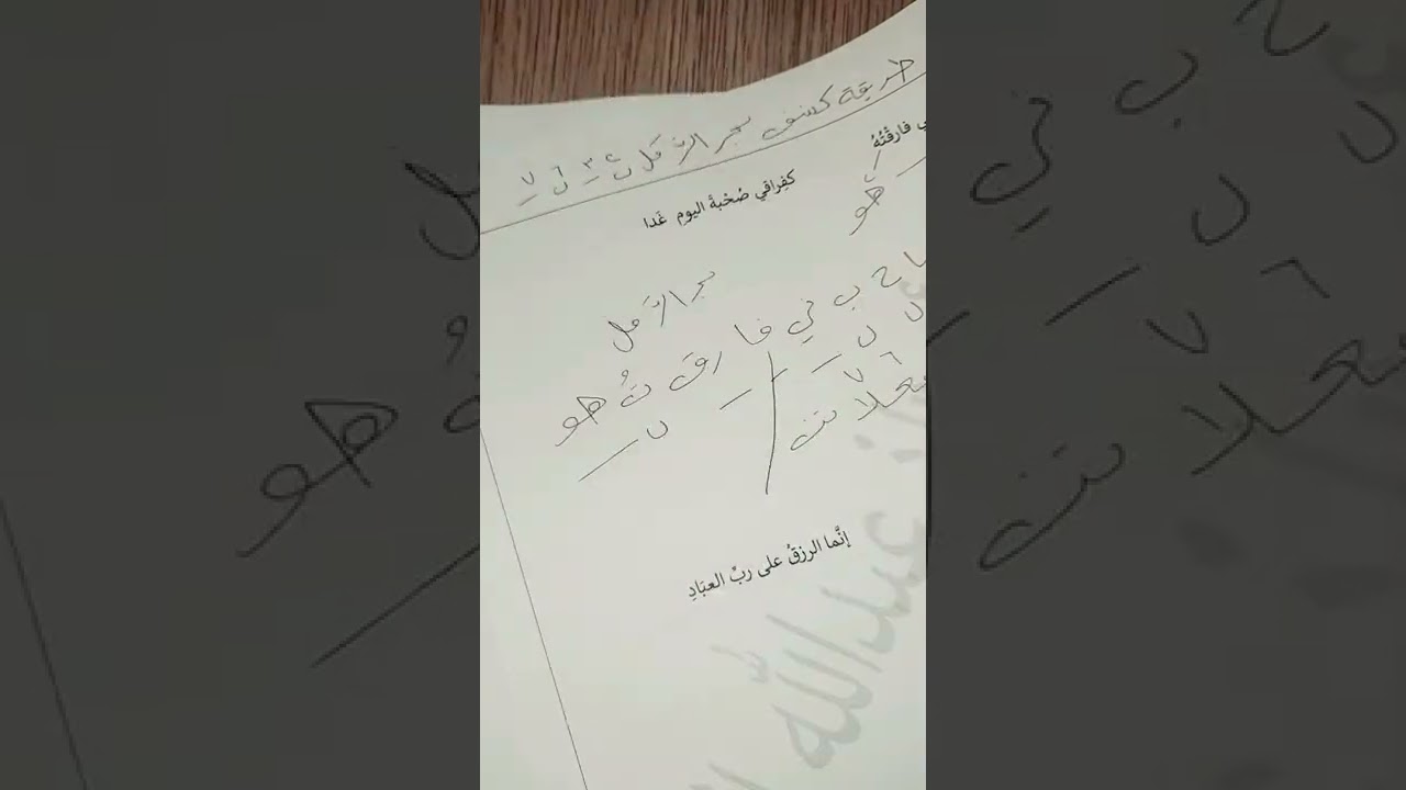 بحر الرَّمَل الجزء الأول