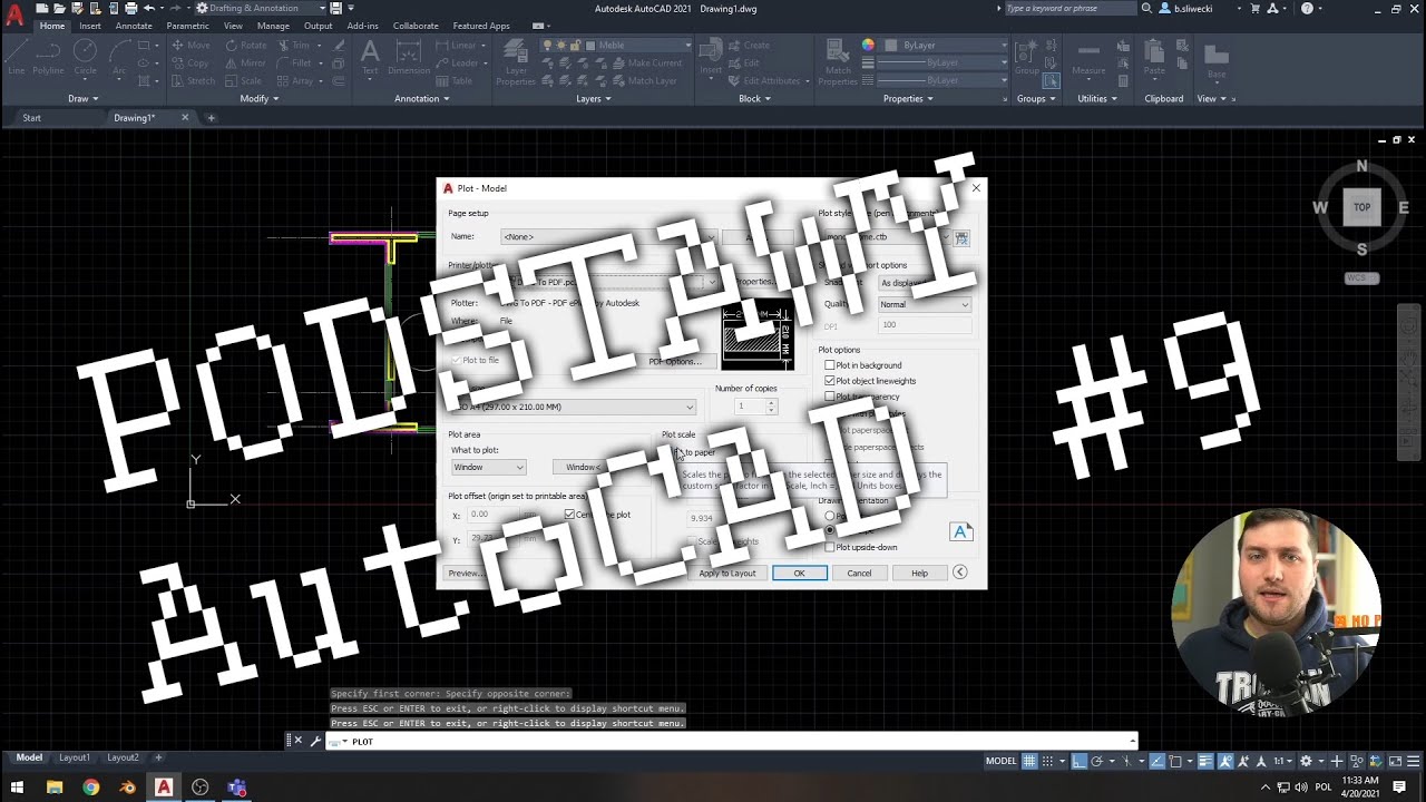 #No_Problem_O​ - AutoCAD 21 PODSTAWY - #9 - Druk PDF