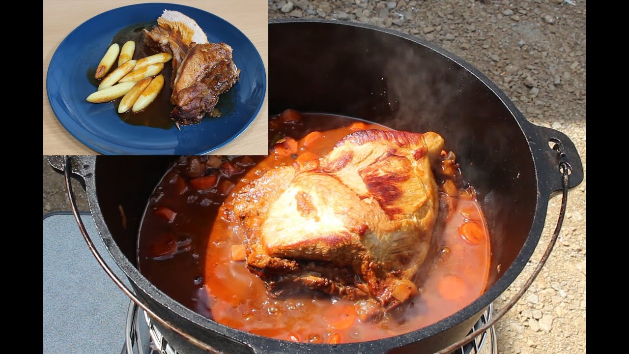 Dicke Rippe mit Malzbier Kümmel Sauce
