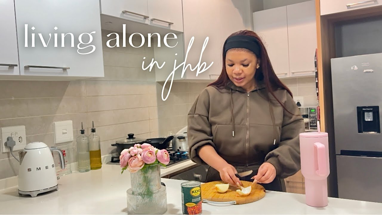 A week living alone in jhb . Shein haul , solo brai , grocery shopping, hair business, seafoodboil 