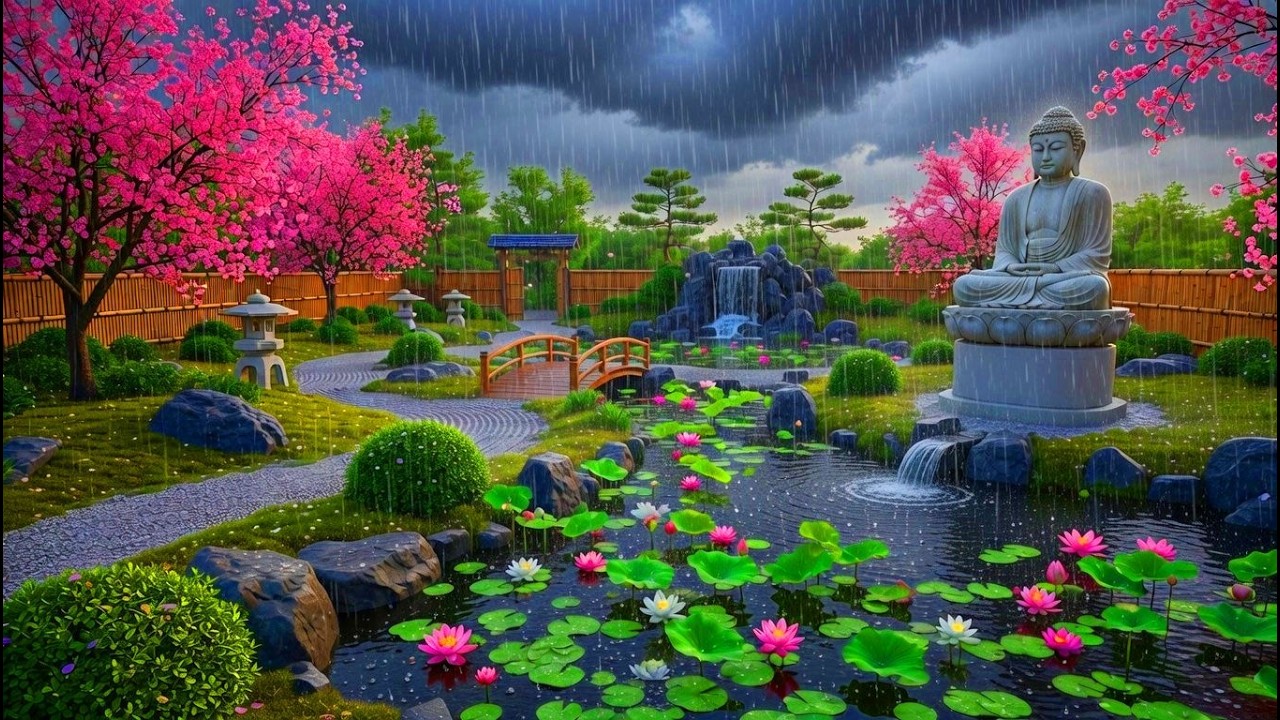 🔴 Âm Thanh Mưa Tự Nhiên Và Nhạc Không Lời Giúp Ngủ Ngon Mỗi Đêm