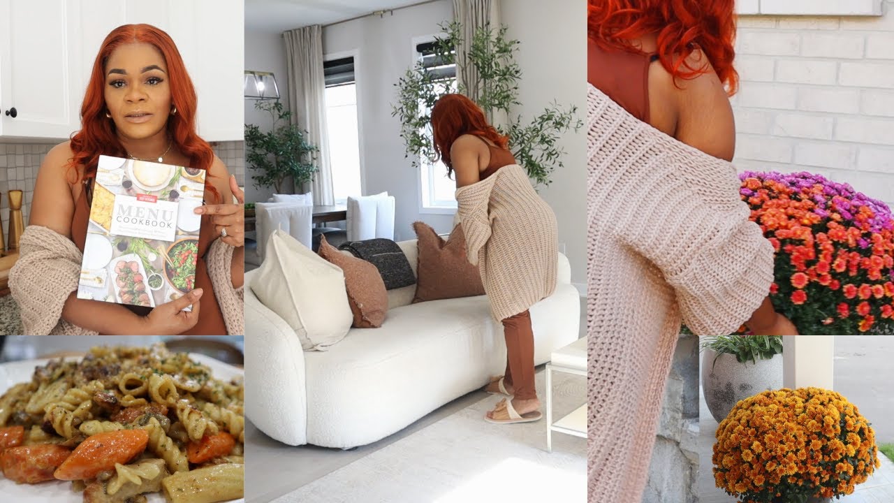 SHEIN Wig] Une journée d'automne chez moi| Ma vie de maman| ménage| recette rapide et facile